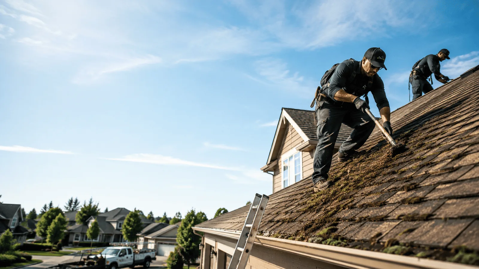 Roof Moss Removal in Shock, WV near me